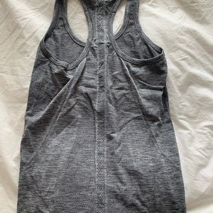 Lululemon racer back grey tank top
